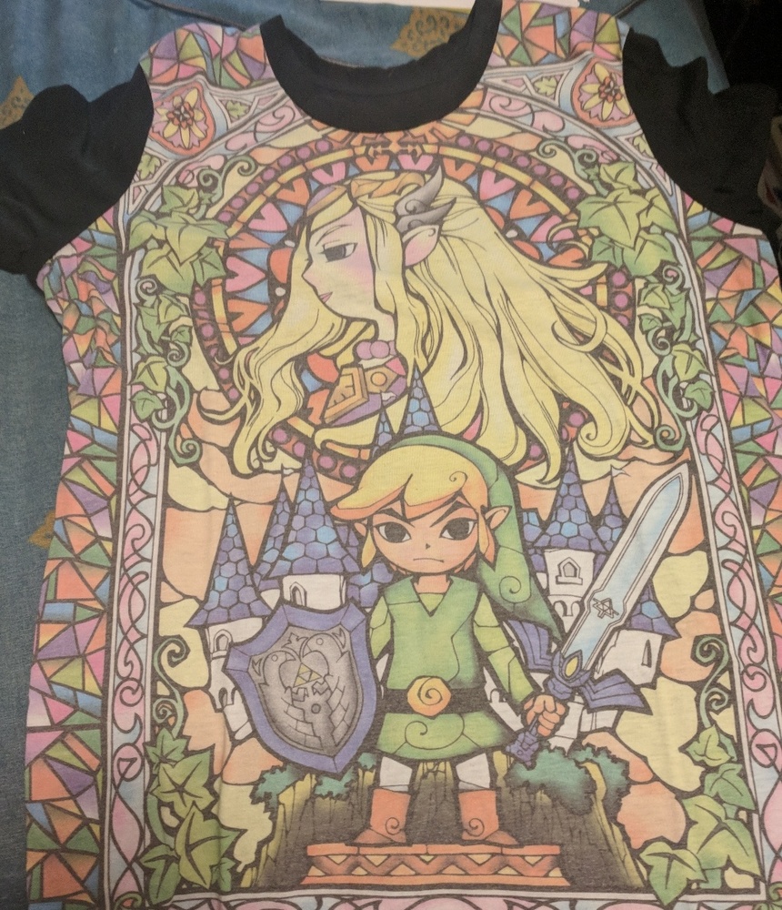 Legend of Zelda wind waker shirt